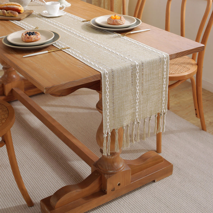 Textured Woven Tafelrunner