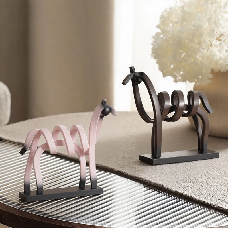 Artistiek Sculpturaal Paard Beeldje