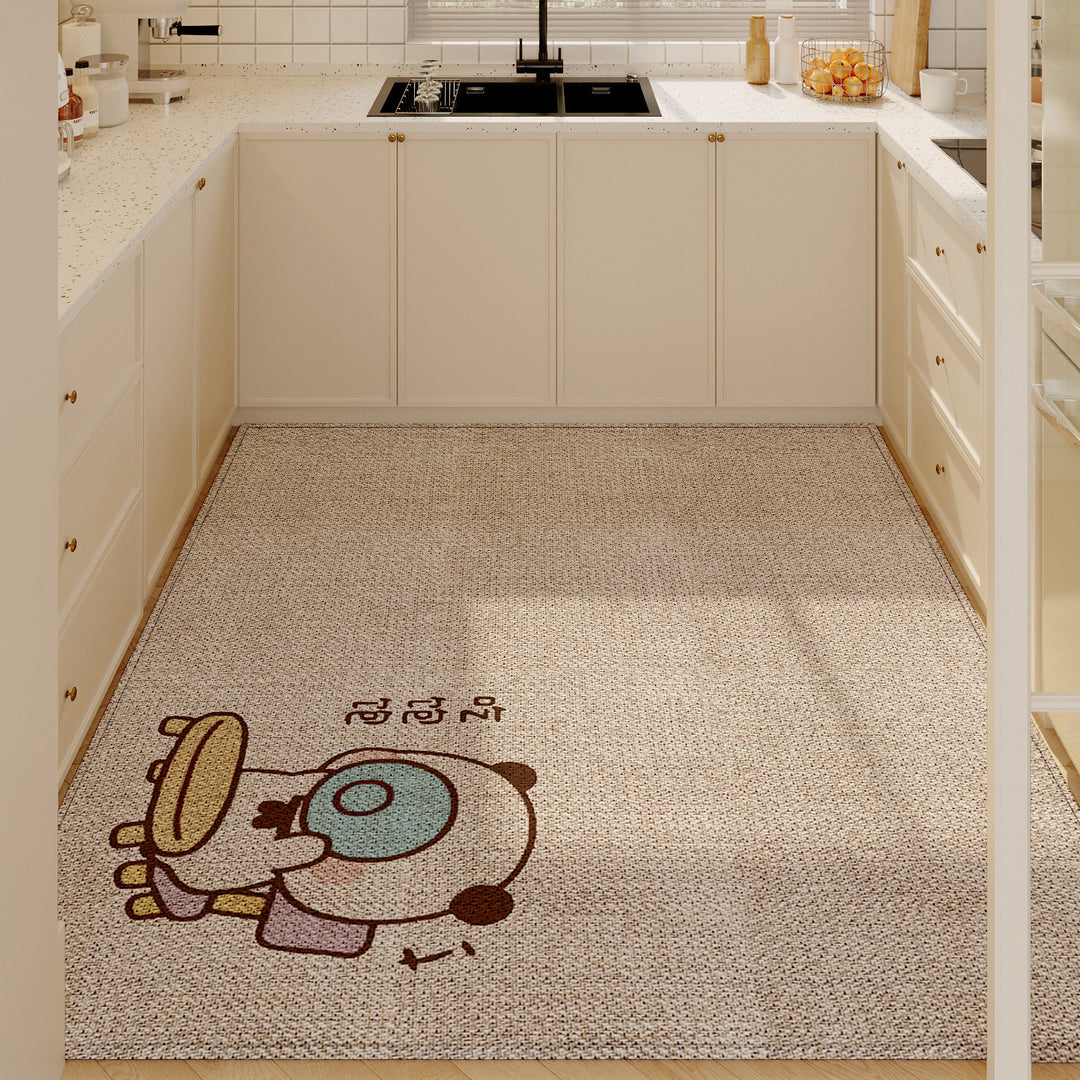 Cartoon-Themed Keuken Vloermat