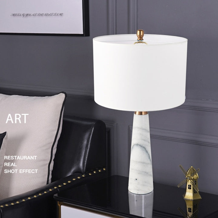 Marmer Afwerking Tafel Lamp