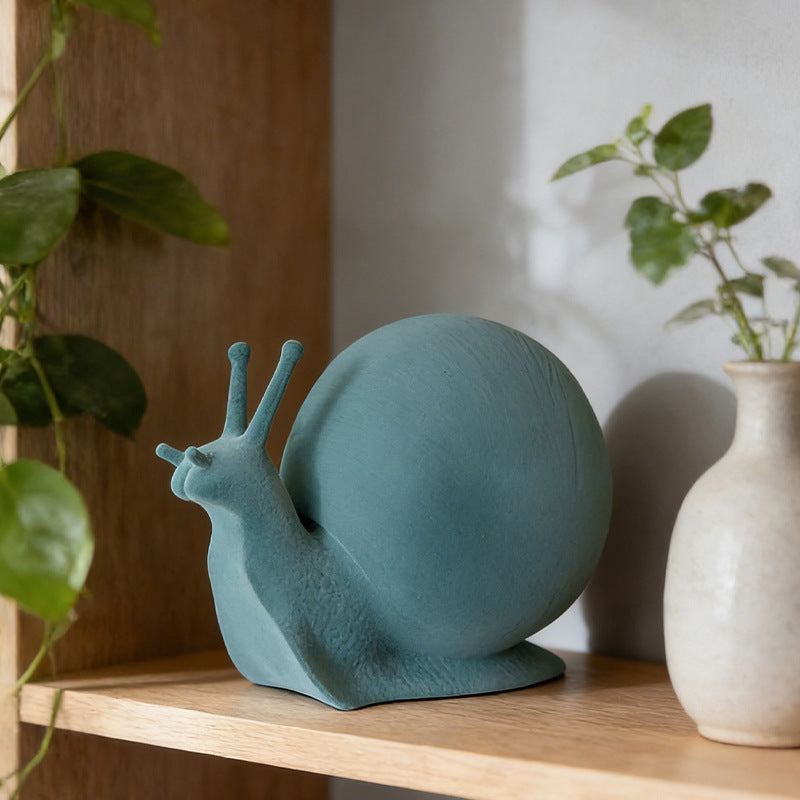 Speelse Slak Decoratieve Sculptuur