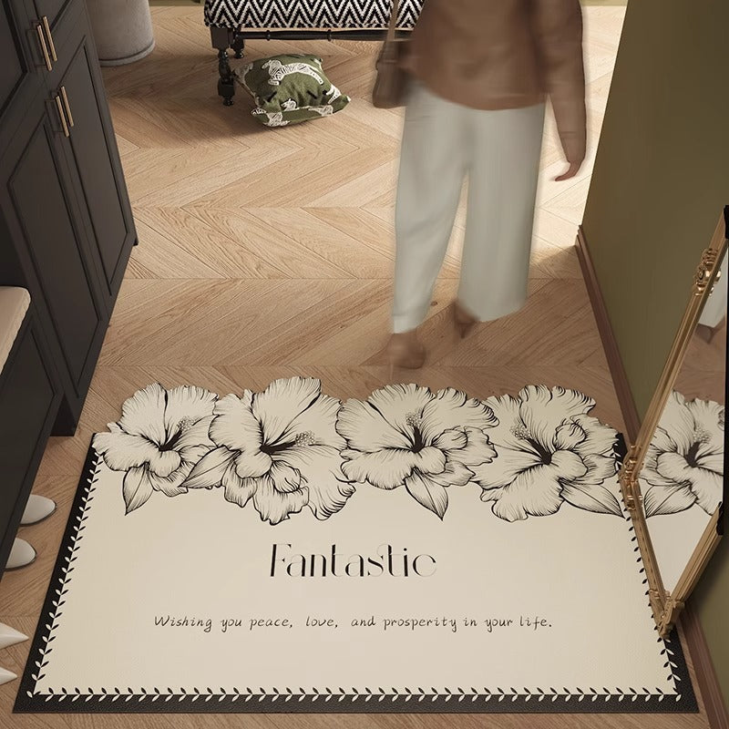 Elegante Botanische Ontwerp Comfortmat voor Thuis