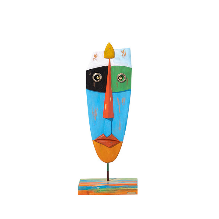Decoratieve Abstracte Gezicht Sculptuur