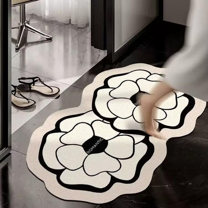 Bloemvormig vloerkleed