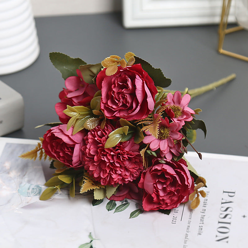 Decoratieve Bloemrijke Arrangement voor Thuisdisplay