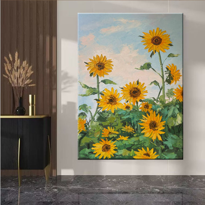 Zonnebloem Canvas Wandkunst