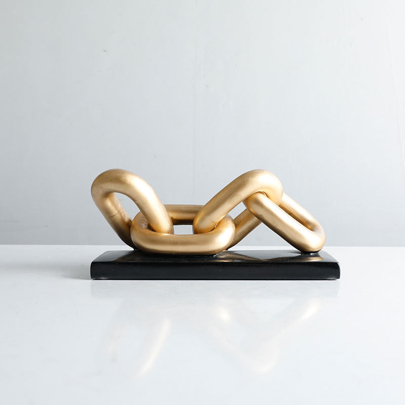 Abstract Decoratieve Ketting Sculptuur