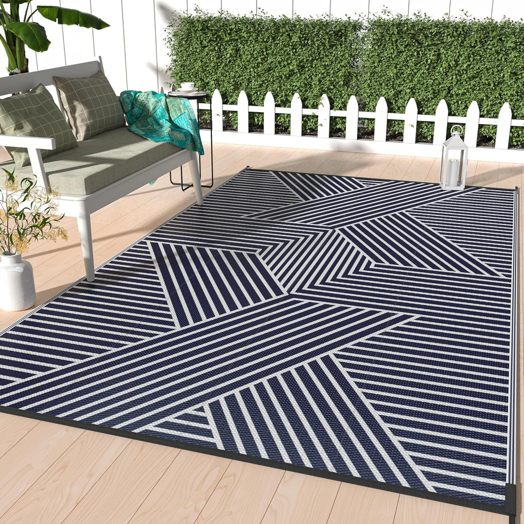 Geometrisch Patroon Buiten Areaal Mat