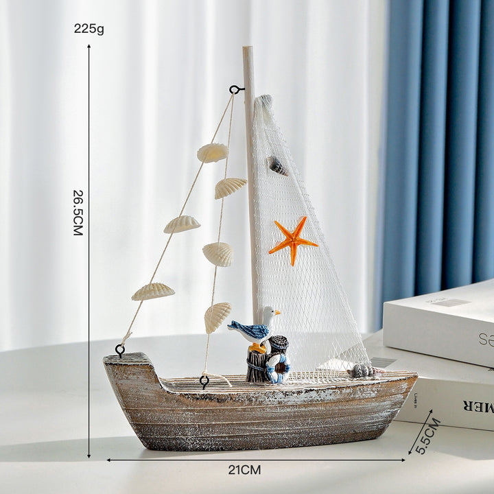 Nautical Anchor Wand Plank Eenheid
