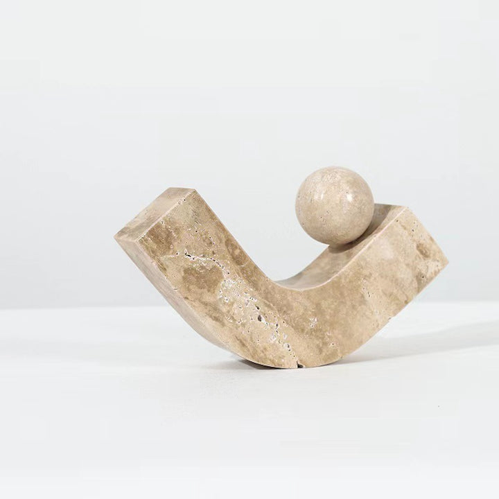Abstract Concrete Regenboog Sculptuur