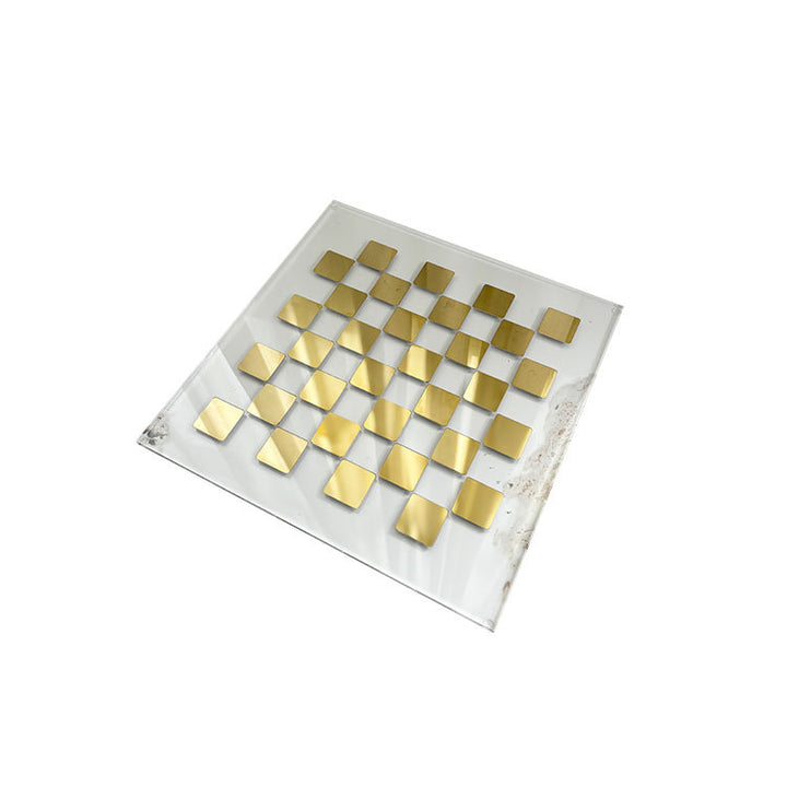 Elegante Decoratieve Glazen Schaakbord
