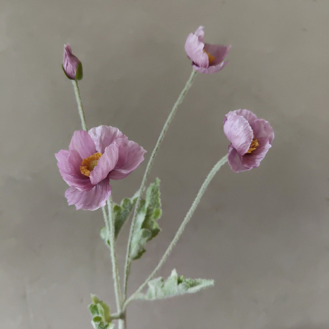 Levensechte Klaprozenbloem Steel