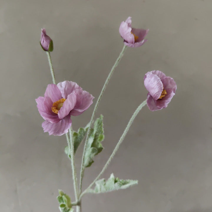 Levensechte Klaprozenbloem Steel