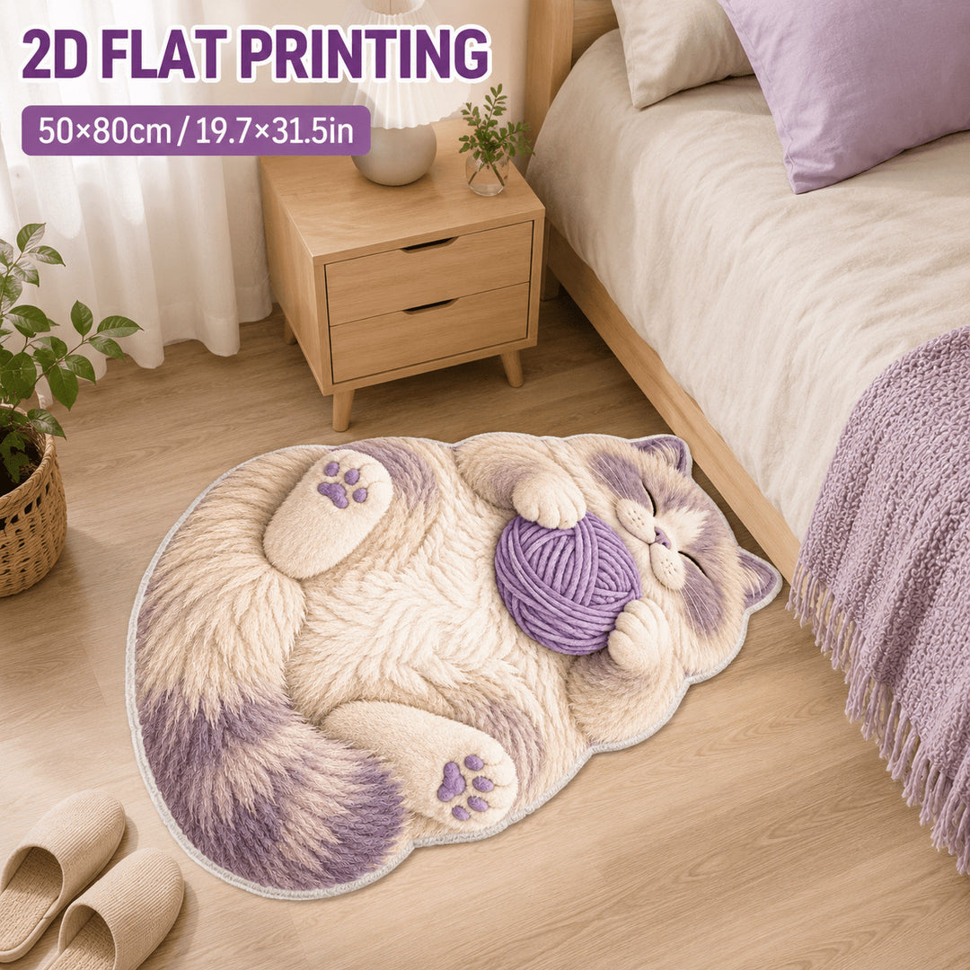 Antislip lederen look badmat met luipaardprint