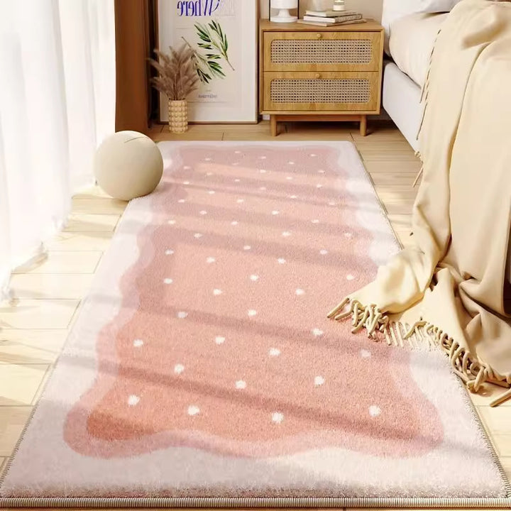 Zachte Pluche Decoratieve Vloerkleed
