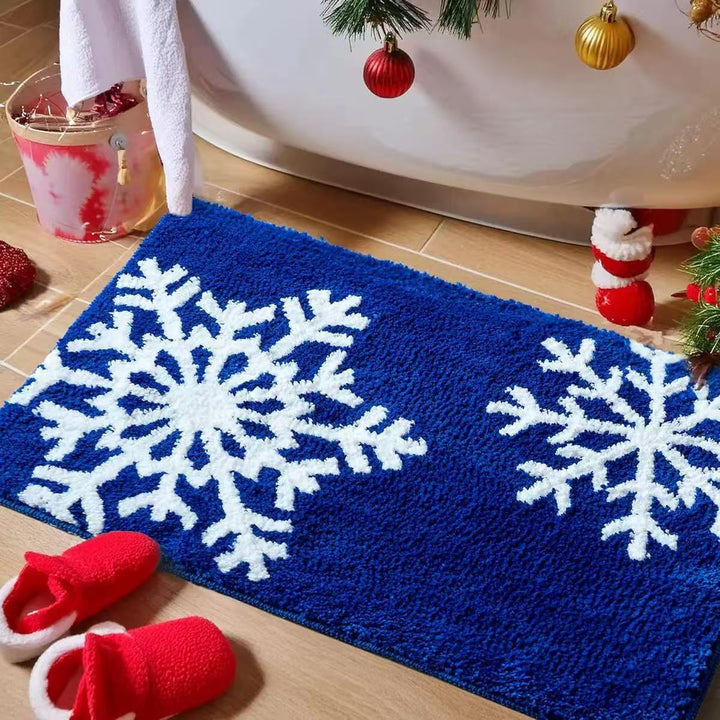 Winter-Themed Pluche Badmat