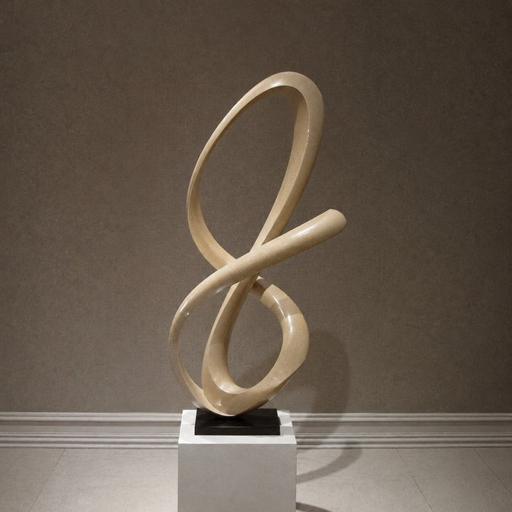 Abstract Decoratieve Loop Sculptuur