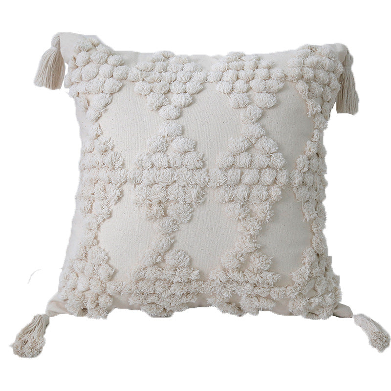 Textured Plush Decoratieve Sierkussen