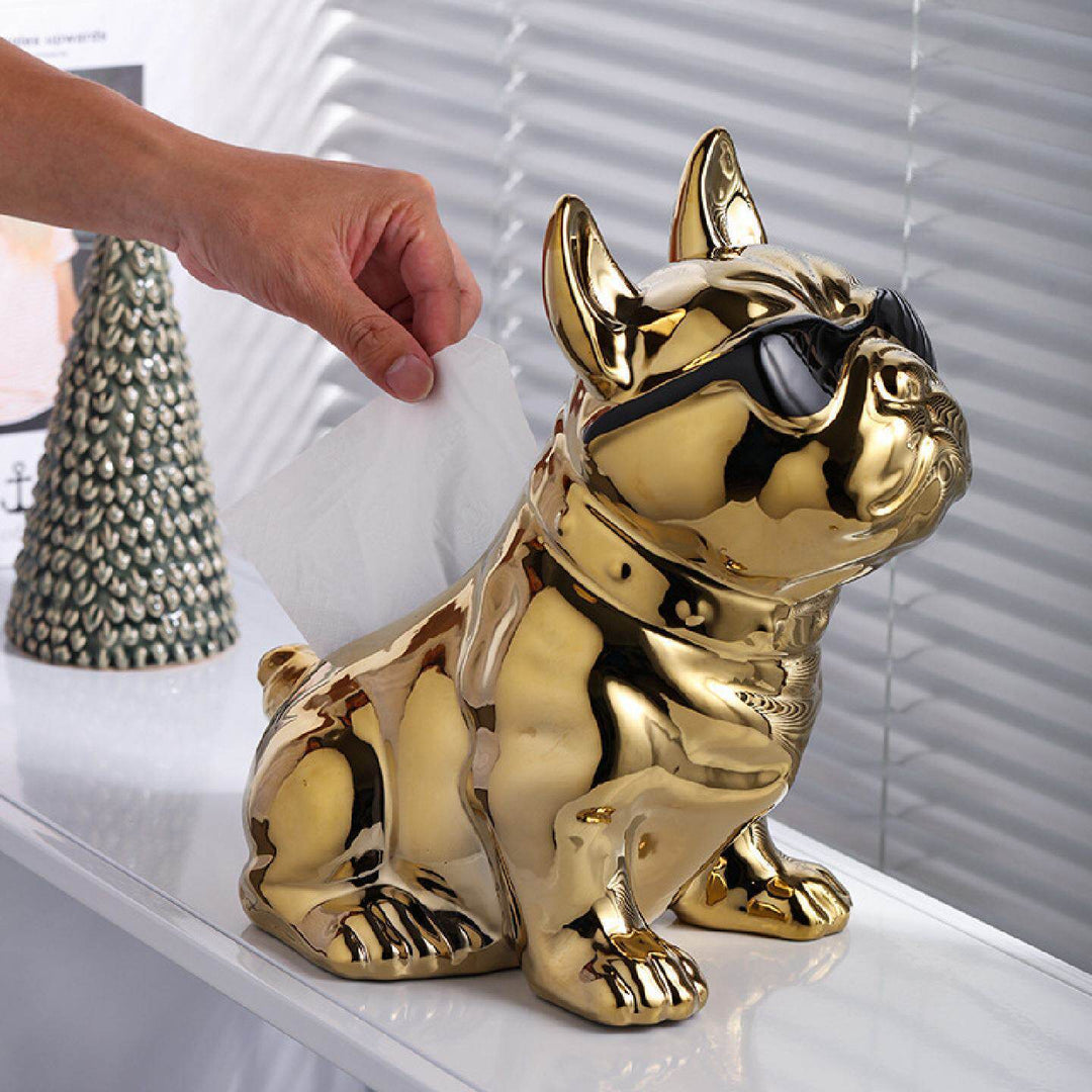 Decoratieve Hond Tissue Box Houder voor Thuis