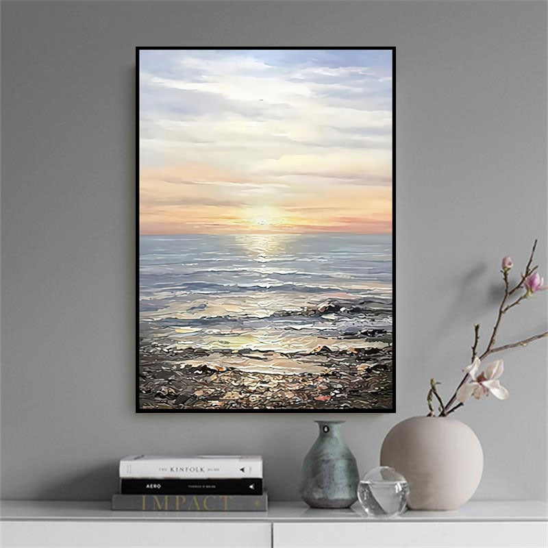 Kust Sereniteit Canvas Art