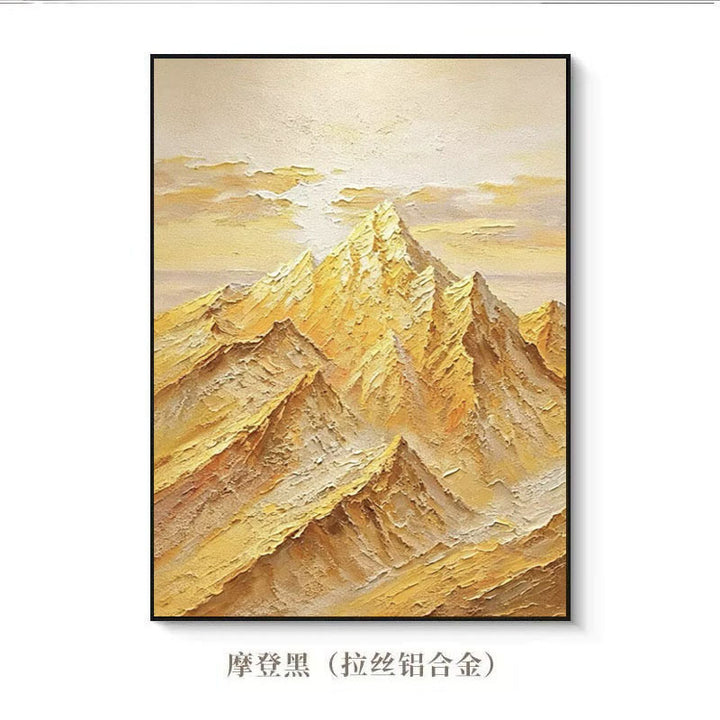 Abstracte Berg Kunst
