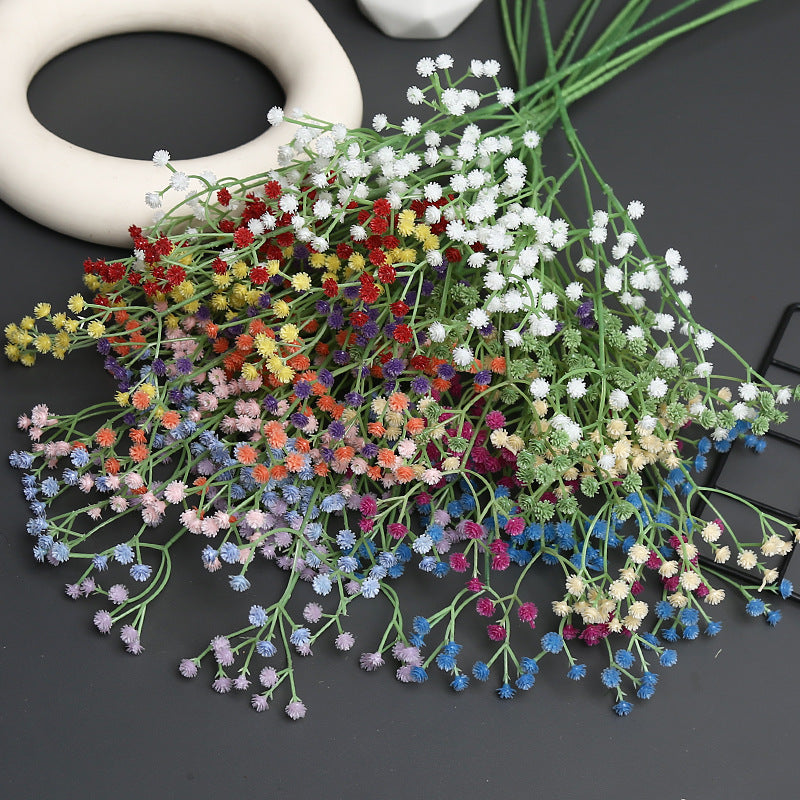 Kunstmatige Blauwe Bloemen Spray voor Woondecoratie