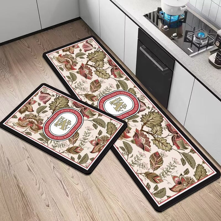 Artistieke Bloemen Keukenmat Set