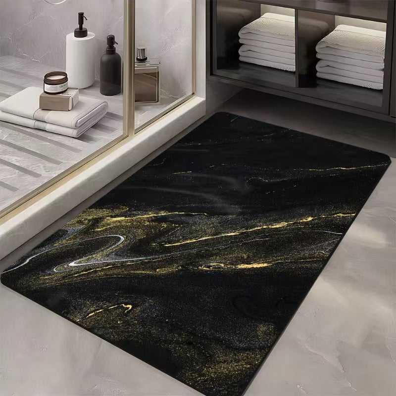 Luxueuze Abstracte Marmeren Badmat
