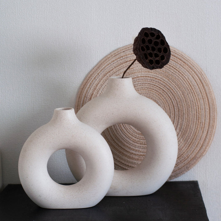 Moderne Abstracte Keramische Bloemvaas