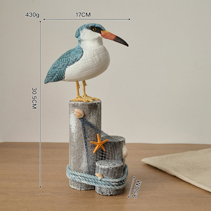 Zeemeeuw Decoratieve Beeld Accent