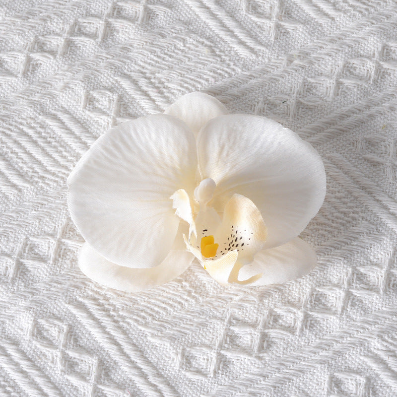 Elegante Zijde Orchidee Haaraccessoire