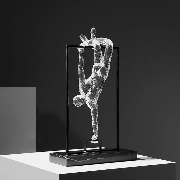 Abstract Artistieke Gymnast Beeldhouwwerk