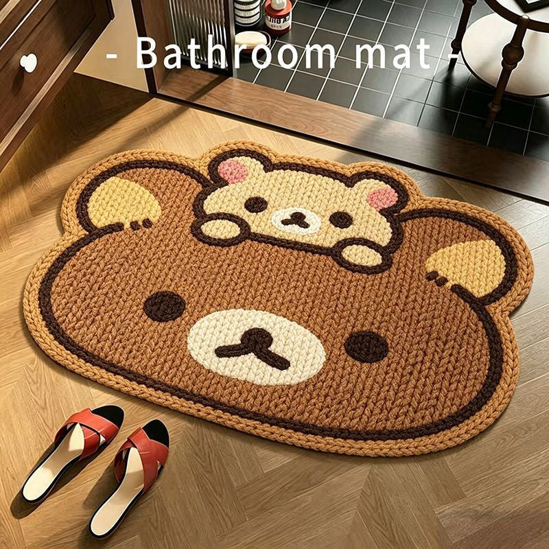 Berenvormige Pluche Badmat