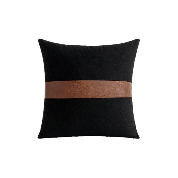 Moderne Decoratieve Leren Accent Kussen