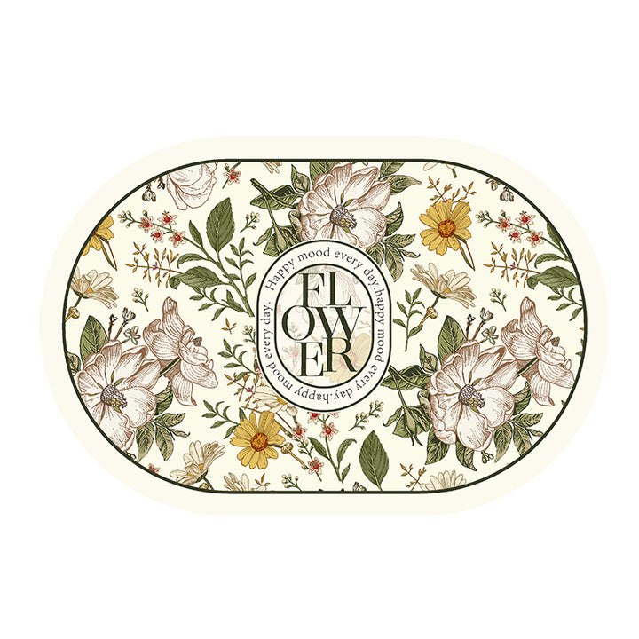 Bloemmotief Decoratief Gebiedsmat