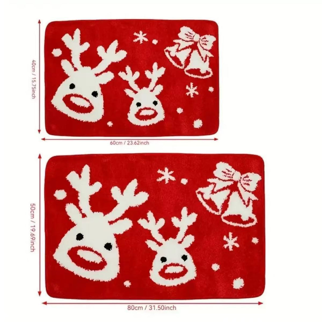 Winter-Themed Pluche Badmat