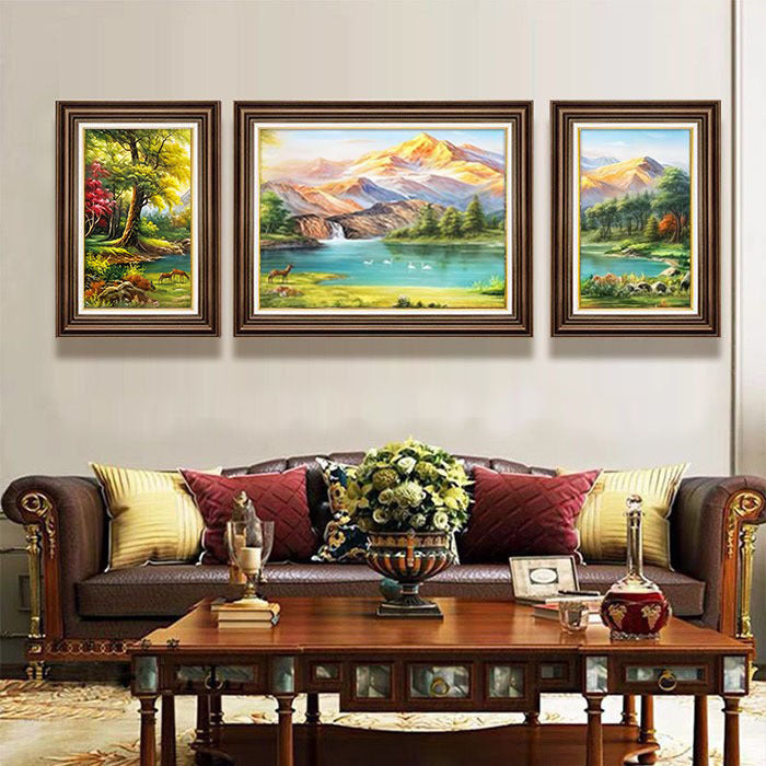 Scenic Landschap Ingemaakte Kunst Set
