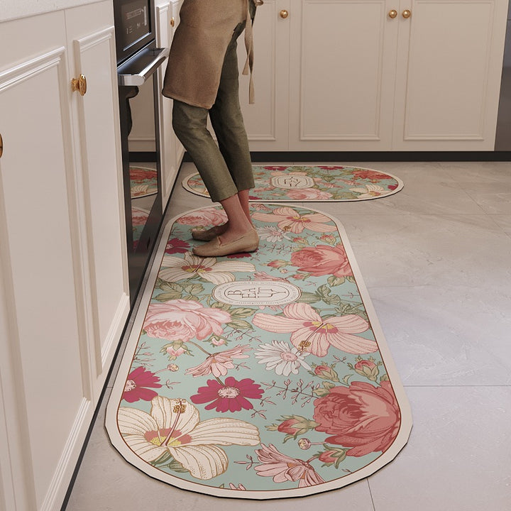 Bloempatroon Decoratieve Keukenmat