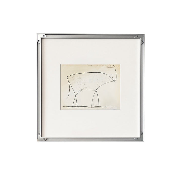 Abstract Ingelijst Kunstwerk