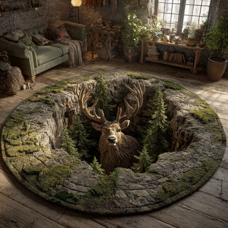 Decoratieve Ronde Vloerkleed