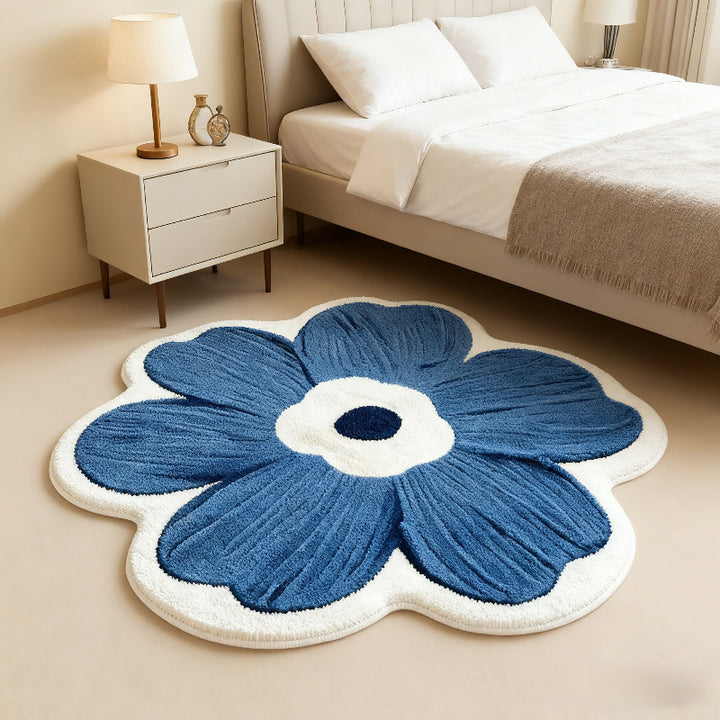 Decoratieve Bloemenpatroon Vloerkleed