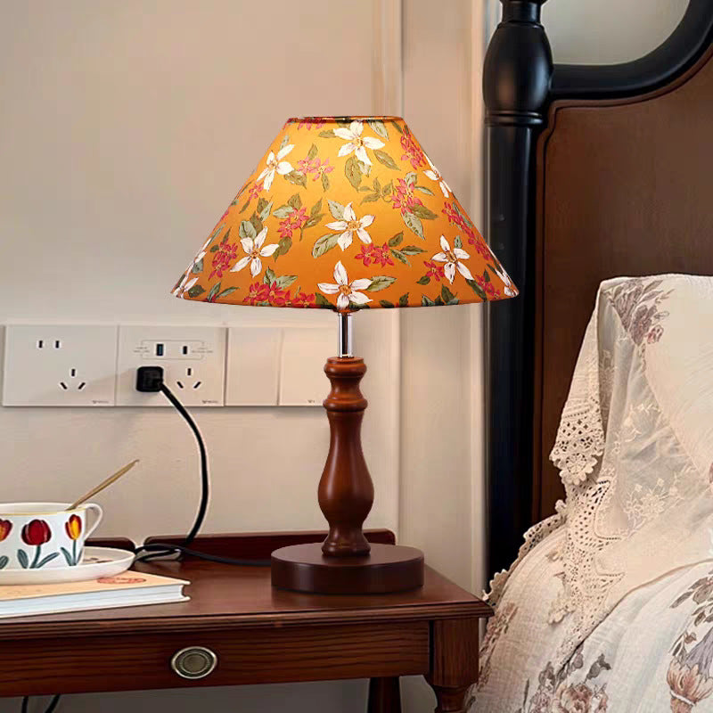 Bloemmotief Nachtkastje Lamp
