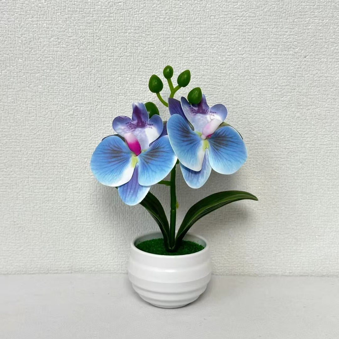 Realistische Kunstmatige Orchidee Plant Arrangement voor Thuisdisplay