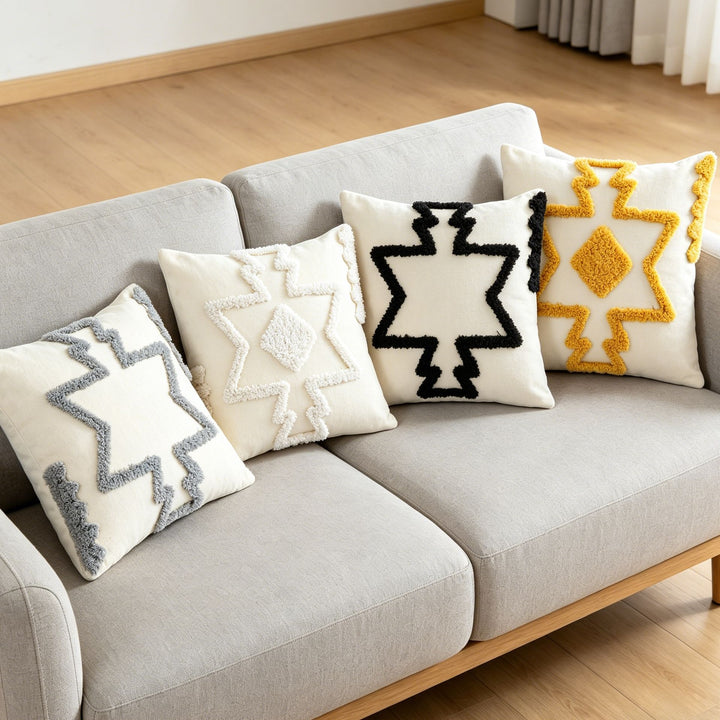 Geometric Accent Kussen