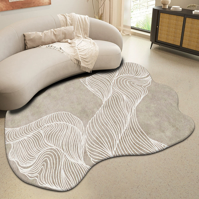 Abstract Wave Design Vloerkleed