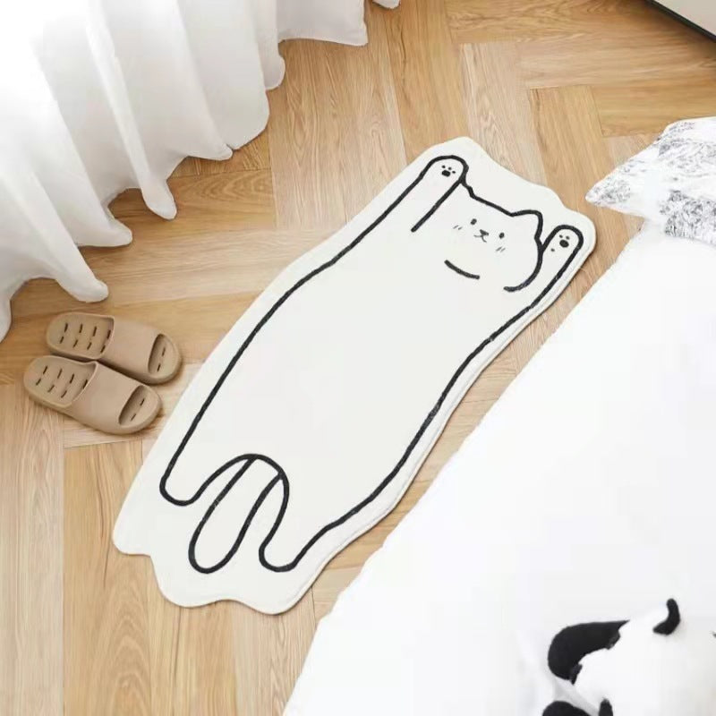 Pluche Cartoon Vloerkleed