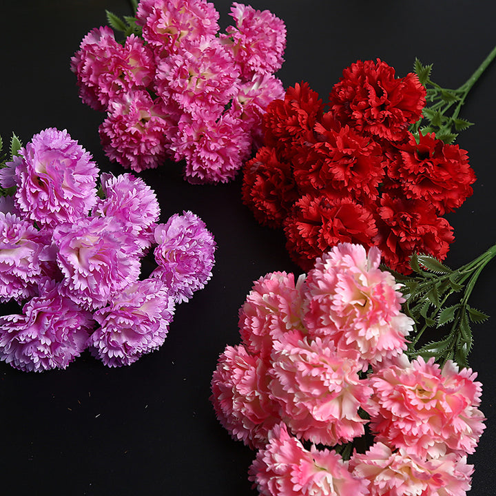 Kunstmatige Anjers Bouquet voor Thuisdecoratie Display
