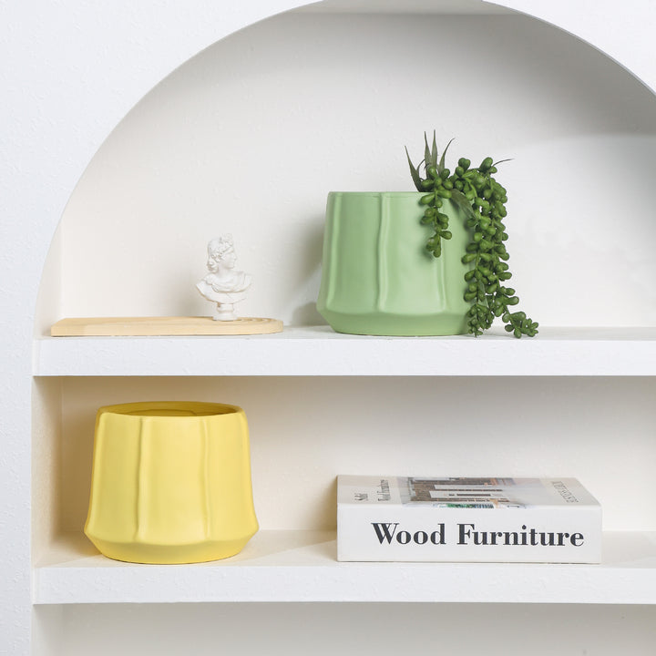 Moderne Decoratieve Bloempot voor Huishoudelijke Interieur Styling