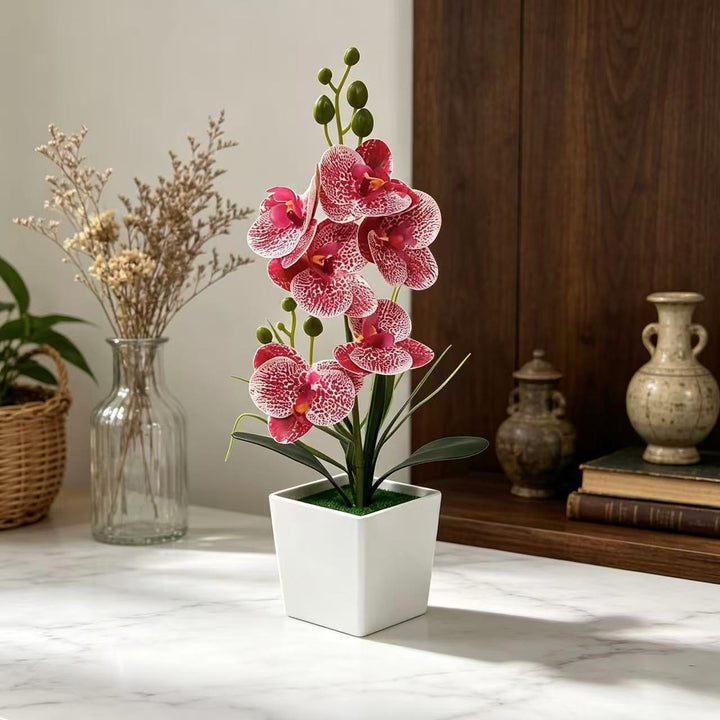 Elegante Kunstmatige Orchidee Plant voor Tafeldecoratie Thuis