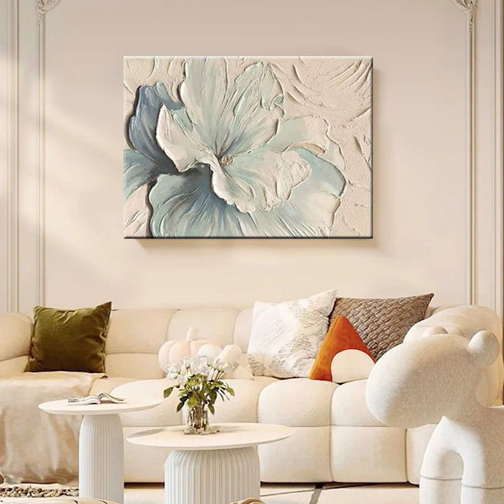 3D Bloemen Relief Wanddecoratie